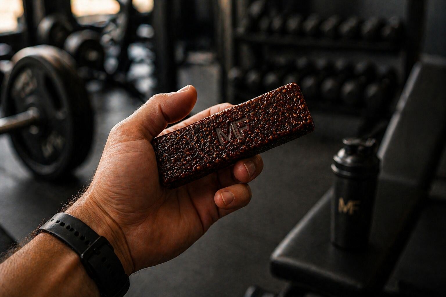 Mon Forté bar held in a gym